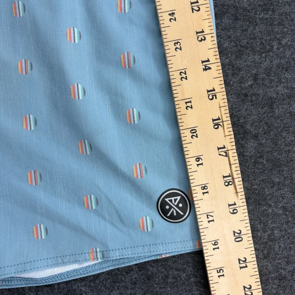 Roark The Savage Series Board Shorts Mens 40 Blue Striped Dot Swim Trunks RB282
